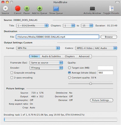 How to Use Handbrake to Convert Videos on Mac OS X426