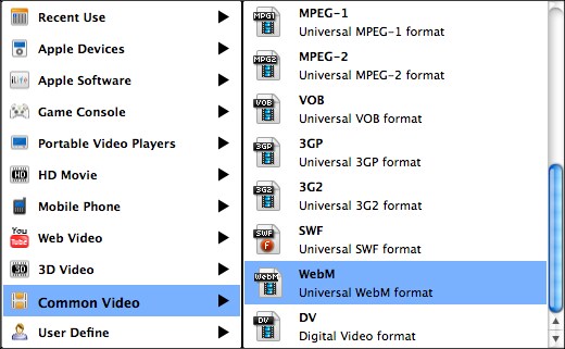 MOV to WebM Mac Converter