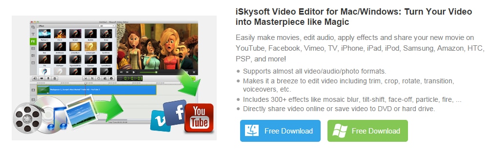 iskysoft video editor