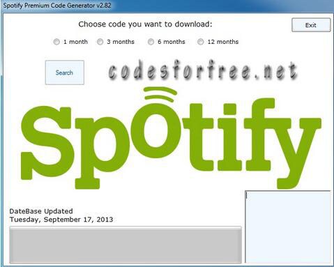 Spotify Premium Code Generator 2015 Mac