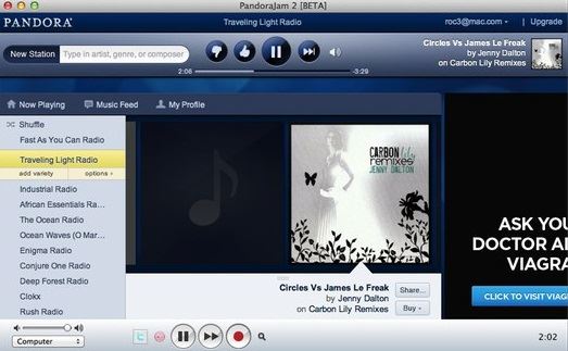 Download Pandora App on Mac