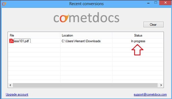 Comet Docs. #2: Free File Converter