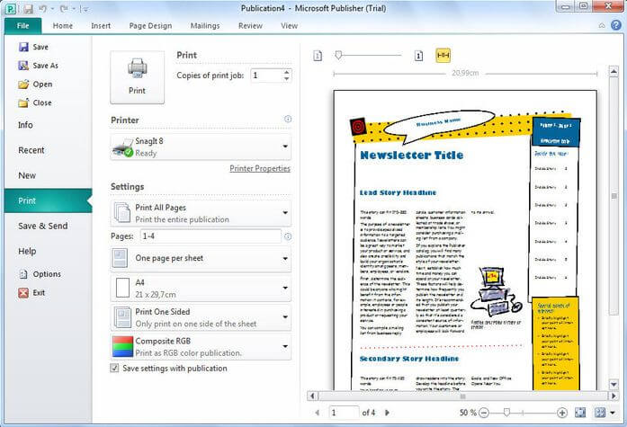 Convert PDF to Publisher File