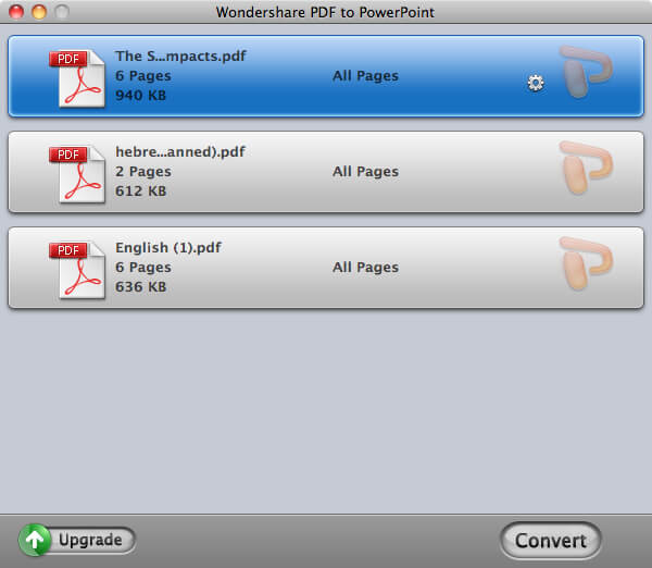 Wondershare PDF to PowerPoint Converter