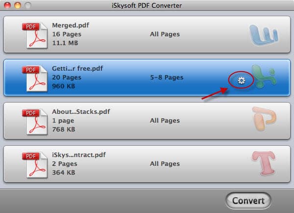 The program supports batch PDF to ePub conversion. You can add dozens of PDF files to the program and convert all of them to ePub at one go.