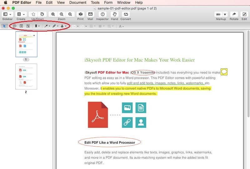 Edit images in scanned PDF