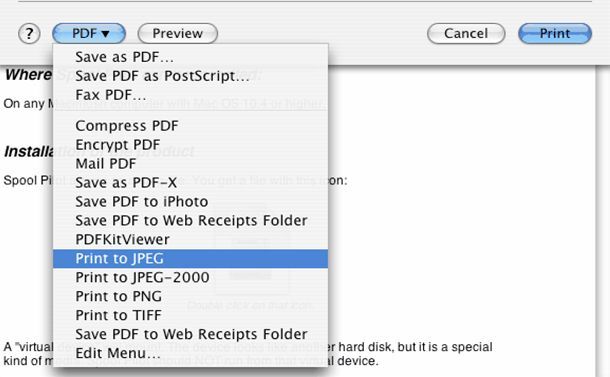 Pdf printer for mac mavericks system