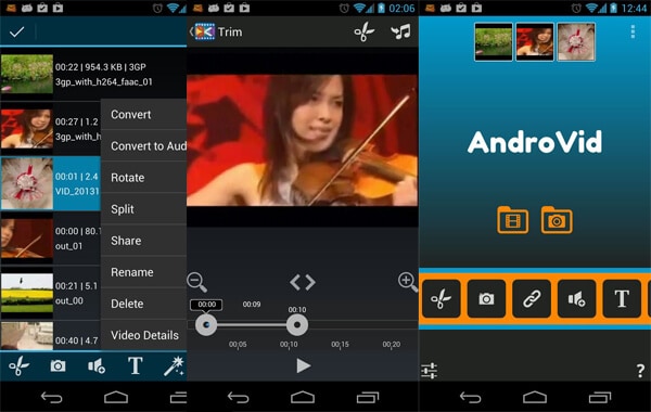 video filter app für android