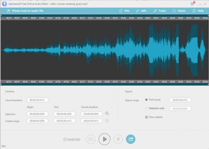 free mp3 editor online