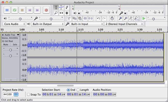 how to merge mp3 files using audacity