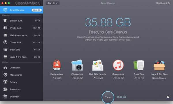 how to clean up mac startup disk