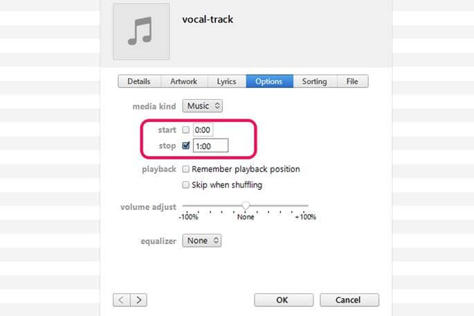 recortar mp3 en itunes