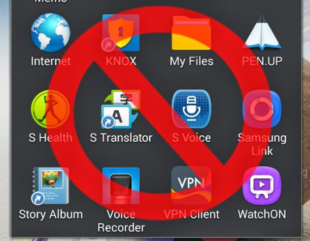 delete bloatware from android