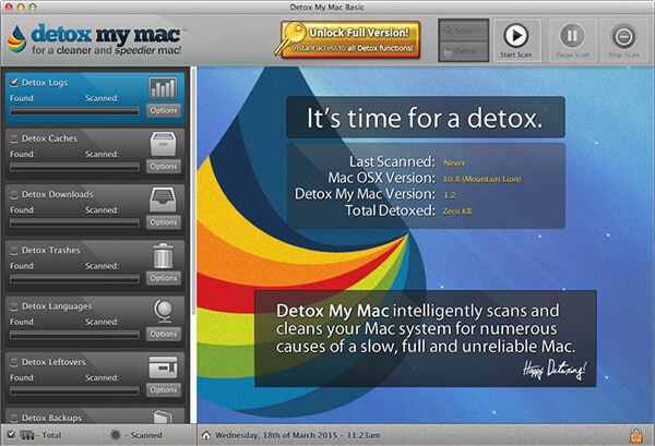 registry cleaner for mac detox my mac