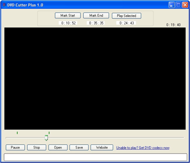 dvd cutter screenshot