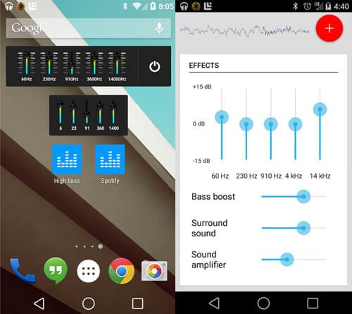 augmenter le volume sur Android 