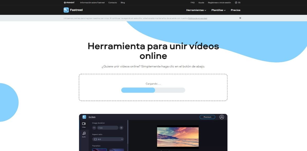 unir videos con Fastreel