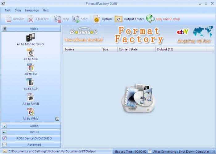 Format Factory For Windows 7