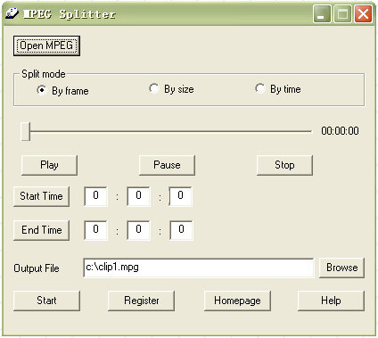 Kakasoft MPEG Splitter