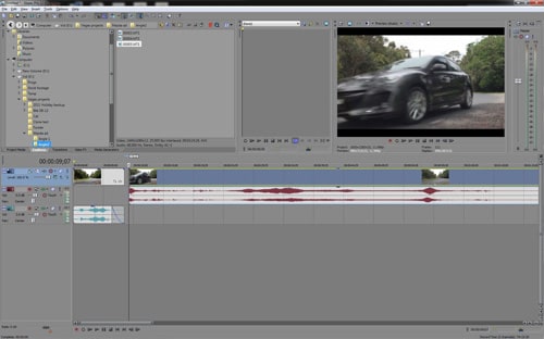 sony vegas mouvement rapide