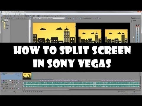 Sony Vegas écran partagé