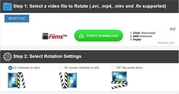 rotate a video online