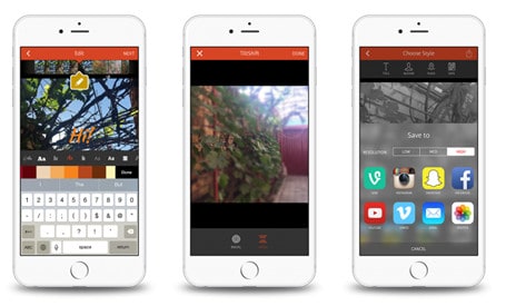 combine videos on iphone with videoshop