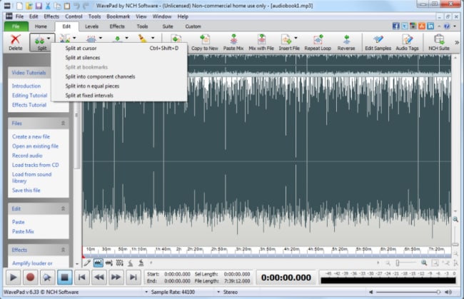 wie man MP3-Dateien in Teile teilt