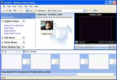 Windows Movie Maker no puede grabar audio o video