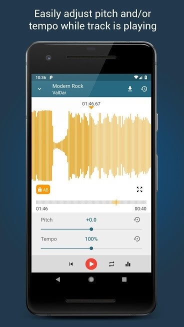 app para cambiar velocidad musica