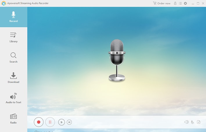 Apowersoft audio recorder