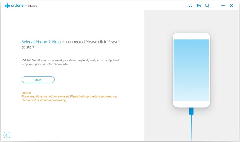 dr.fone - Data Eraser (IS)