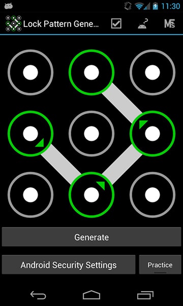 android lock pattern
