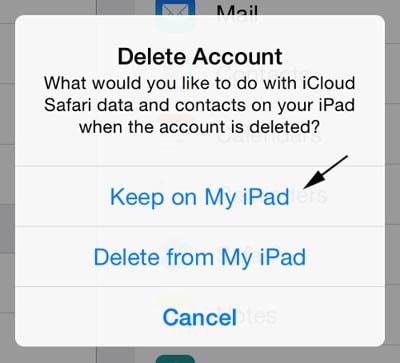 change icloud account