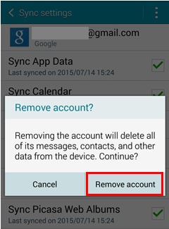 delete backups on Android
