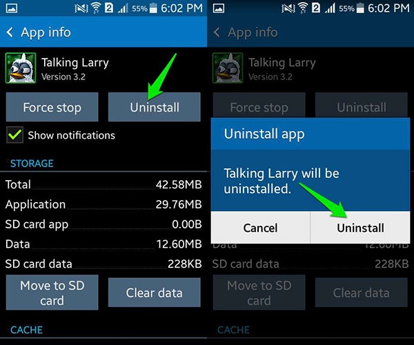 how to delete game data on android phone
