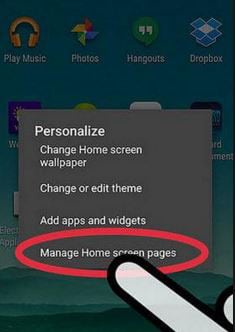 delete pages on Android