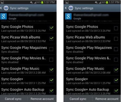 uncheck Sync Picasa web albums and sync Google Photos