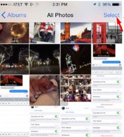 delete pictures from icloud photo library