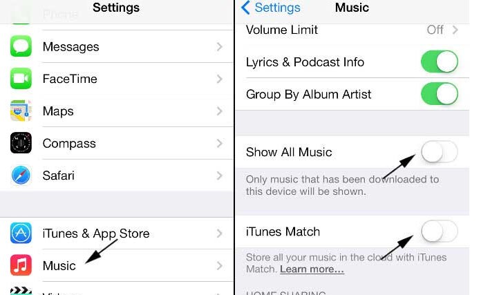 delete songs from icloud