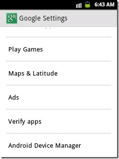 choose Android Device Manager