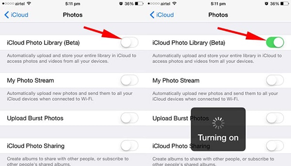 icloud photo library