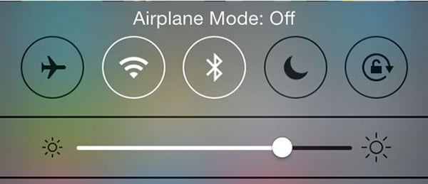use airplane mode