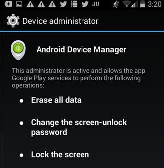 lock an Android phone remotely