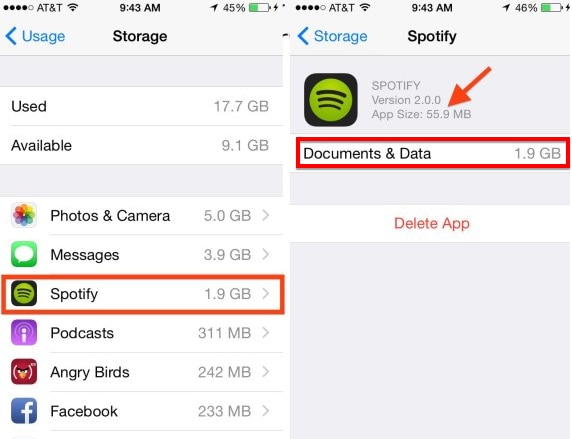 delete apps downloads