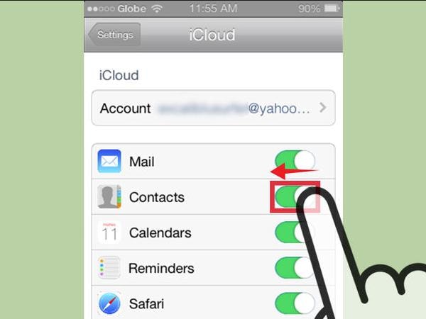 Erase All iCloud Contacts on iPhone
