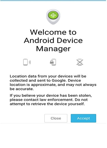 launch Android device manager