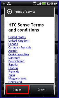 register HTC sense