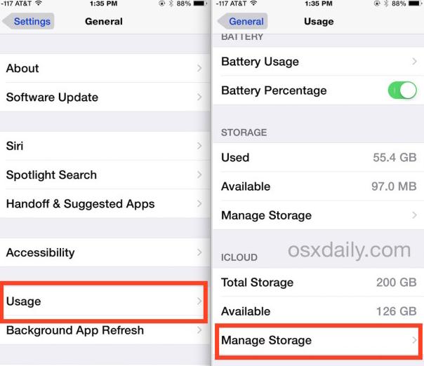 remove iphone backup from icloud