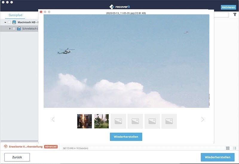 gelöschte Dateien wiederherstellen Mac